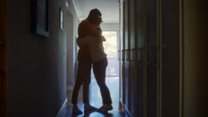 Sad couple learning how to love someone with depression - Amend Treatment